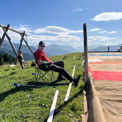 diesmal nur Zuschauer